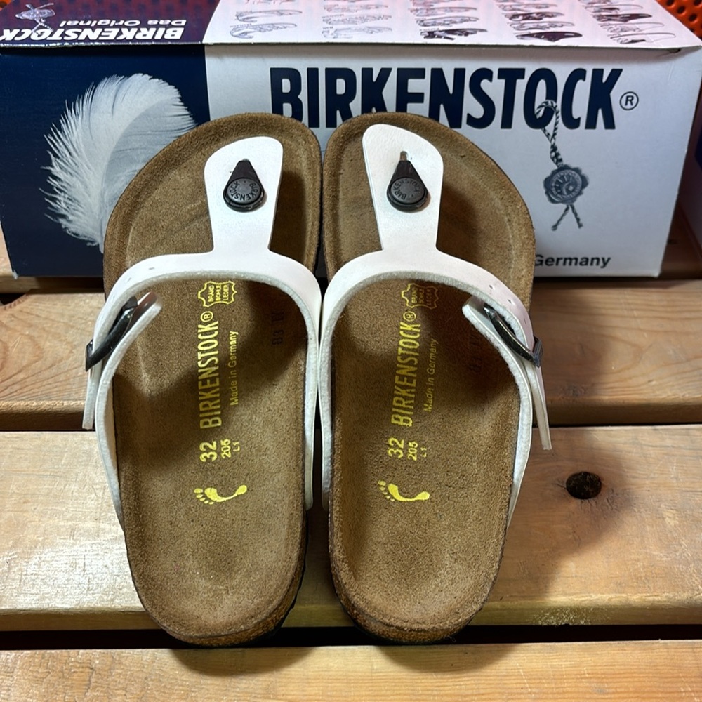 Birkenstock Kids Gizeh Sandals - Ice Pearl Moonstone